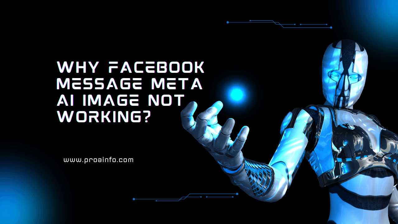 why Facebook Message Meta Ai Image Not Working?